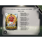 2023/24 Topps Stadium Club Chrome UEFA Soccer Hobby 12 Box Case