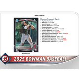 2025 Bowman Baseball Jumbo 8 Box Case
