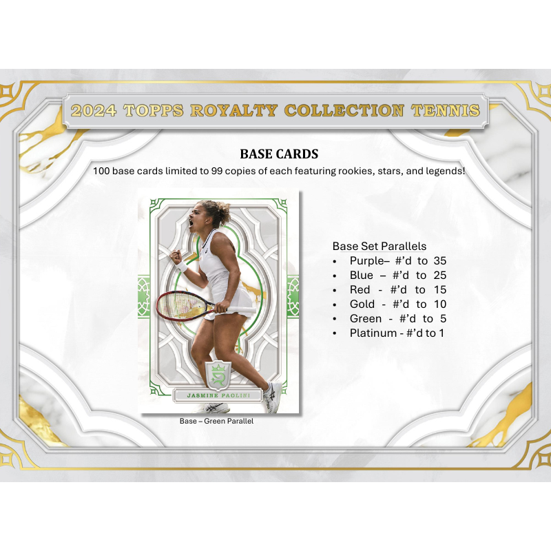 2024 Topps Royalty Tennis Hobby Box