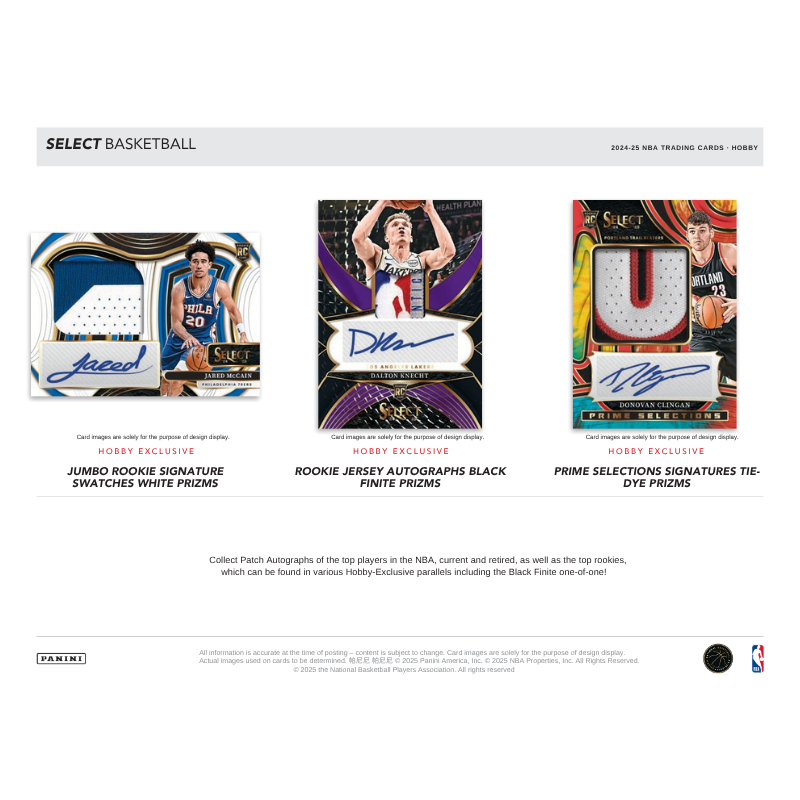 2024/25 Panini Select Basketball Hobby 12 Box Case