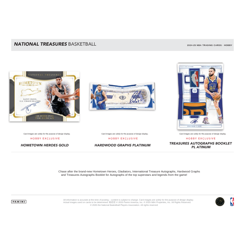 2024/25 Panini National Treasures Basketball Hobby Box