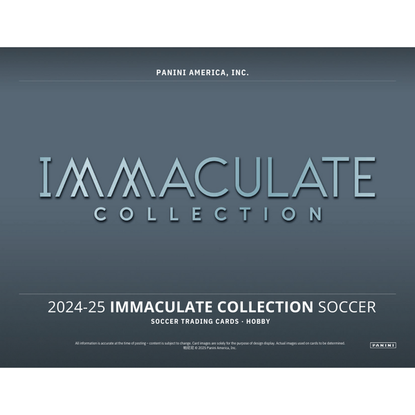 2024/25 Panini Immaculate Soccer Hobby 6 Box Case