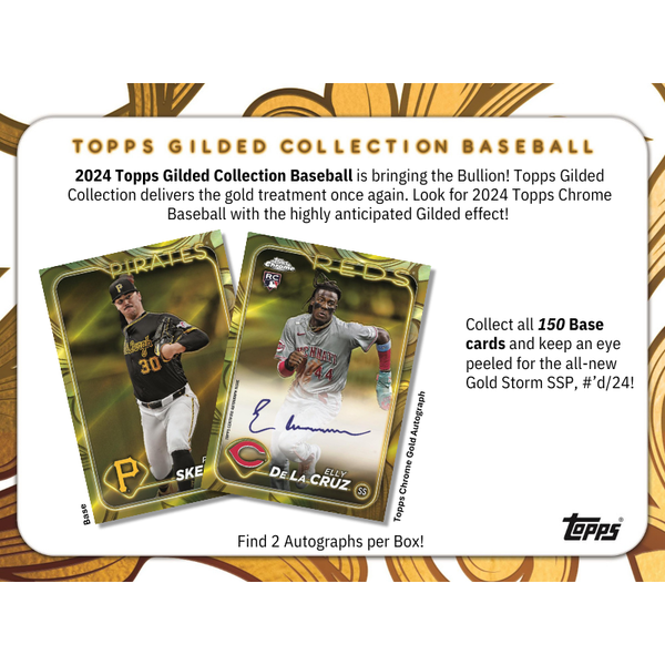 2024 Topps Gilded Collection Baseball Hobby 6 Box Case