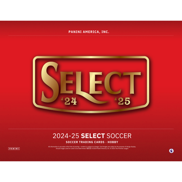 2024/25 Panini Select Premier League Soccer Hobby 12 Box Case
